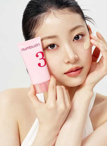 Numbuzin No.3 No Filter Tone-Up Sun Serum 01 Blur – SPF50+ PA++++