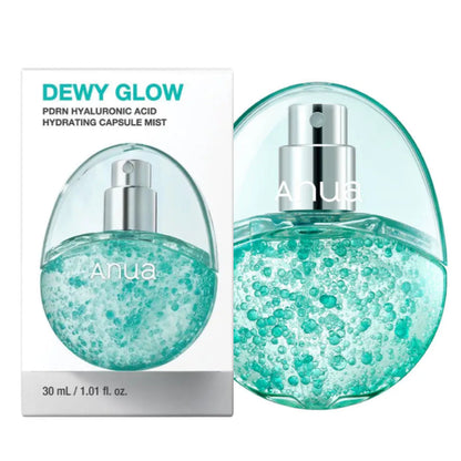 Anua DewY Glow PDRN Hyaluronic Acid Hydrating Capsule Mist – 30 ml