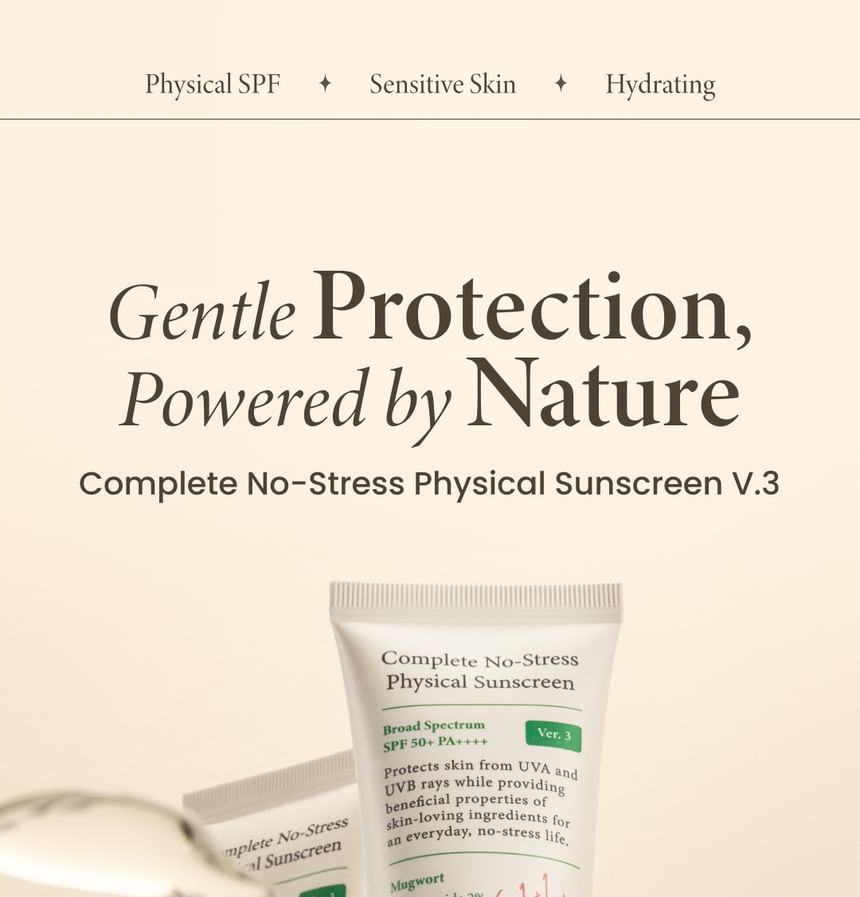 AXIS-Y Complete No-Stress Physical Sunscreen SPF50+ PA++++