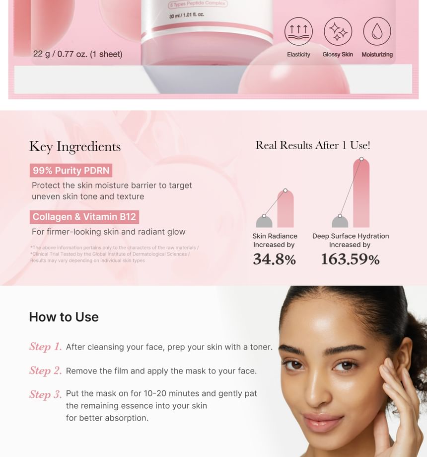Medicube PDRN Pink Vita Coating Mask