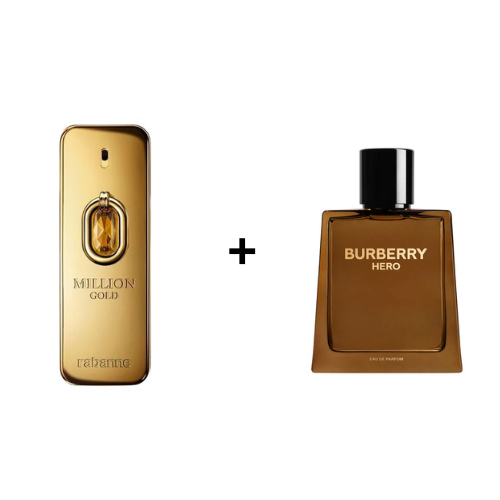 Pack Burberry Hero & 1 Million Elixir Gold ( Decant 10 ml )