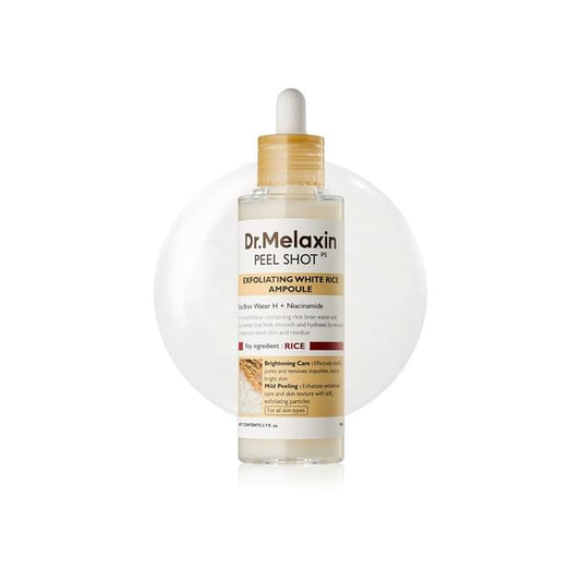 Dr. Melaxin Peel Shot Exfoliating White Rice Ampoule
