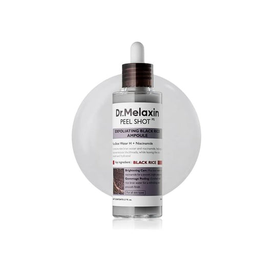 Dr. Melaxin Peel Shot Exfoliating Black Rice Ampoule