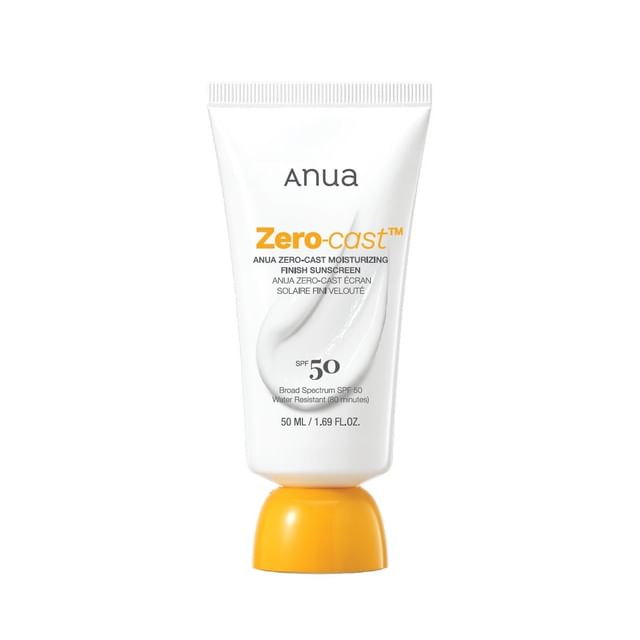 ANUA Zero-Cast Moisturizing Finish Sunscreen SPF50+ PA++++ – 50 ml