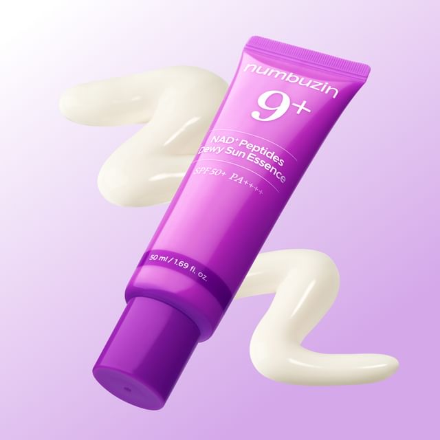 numbuzin No.9 NAD+ Peptides Dewy Sun Essence SPF50+ PA++++