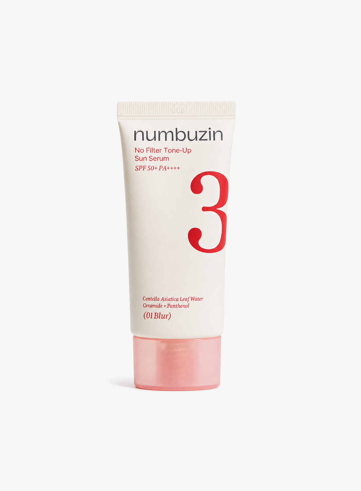 Numbuzin No.3 No Filter Tone-Up Sun Serum 01 Blur – SPF50+ PA++++