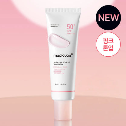 Medicube PDRN Pink Tone-Up Sun Cream SPF50+
