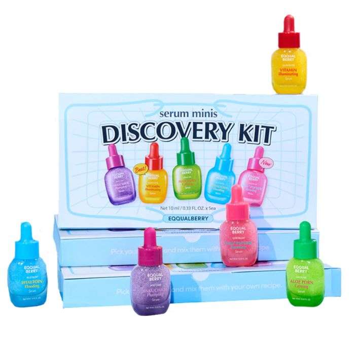 EQQUALBERRY – Serum Minis Discovery Kit – 5 × 10 ml
