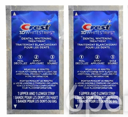 Crest 3D Whitestrips – 1 Upper + 1 Lower Strip